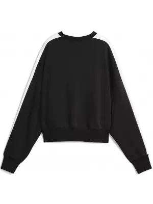Ženski pulover PUMA T7 OVER-OVERSIZED CREW 633439-01 ČRNA PUMA