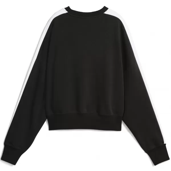  Ženski pulover PUMA T7 OVER-OVERSIZED CREW 633439-01 ČRNA PUMA 