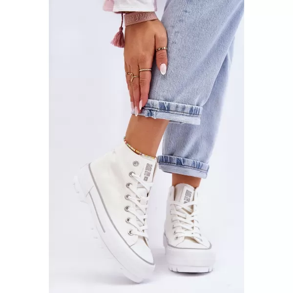  Ženske superge BIG STAR LL274156 WHITE Big Star Shoes 