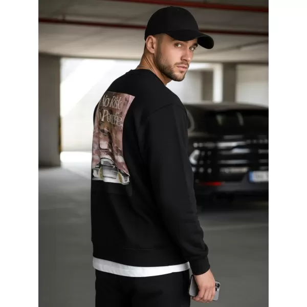  Moški pulover DSTREET BX5947 ČRNA 