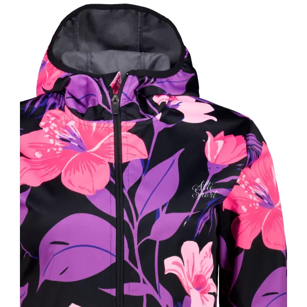  Ženska vrhunska softshell jakna ALTISPORT VOJ/ALW115JACK01 VIJOLIČNA/ČRNA 