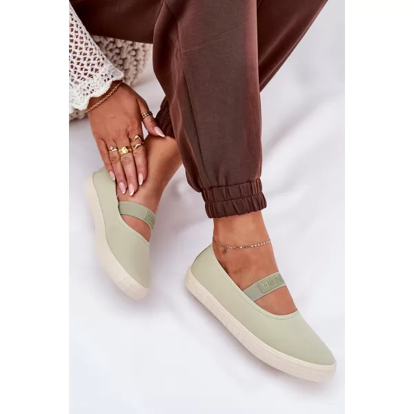  Ženske superge BIG STAR NN274604 GREEN Big Star Shoes 