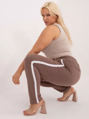 Ženske trenirke BASIC FEEL GOOD RV-DR-6643.95 RJAVA