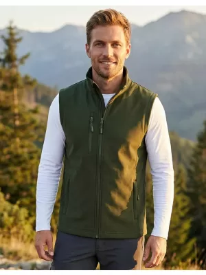 Moški softshell telovnik ALTISPORT NoPrint NP/ALM865 VOJAŠKI