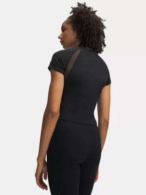 Ženska majica s kratkimi rokavi UNDER ARMOUR MOTION MESH SS 6011045-001 ČRNA