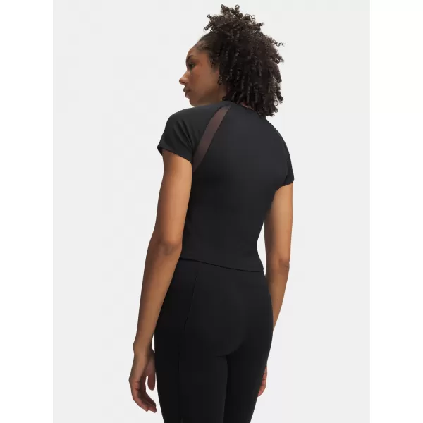  Ženska majica s kratkimi rokavi UNDER ARMOUR MOTION MESH SS 6011045-001 ČRNA 