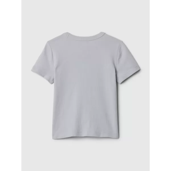  Otroška majica s kratkimi rokavi GAP LOGO GRAPHIC TEE 454294-01 SIVE SNOVI 