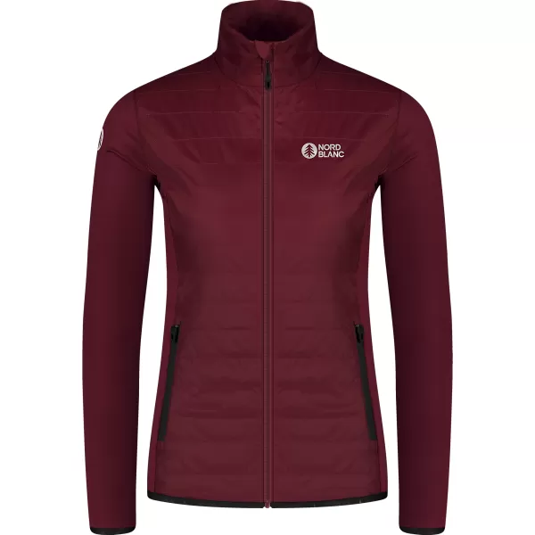  Ženska športna jakna NORDBLANC HINTER NBWJL8361 BORDO 
