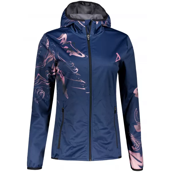  Ženska vrhunska softshell jakna ALTISPORT VOJ/ALW064JACK01 MODRO ROZA 