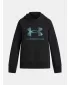 Pulover za deklico UNDER ARMOUR UA RIVAL FLC SHIMMER HDY 6004118-005 ČRNA