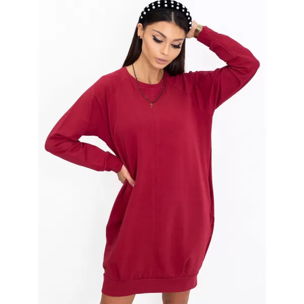  Obleka BASIC FEEL GOOD RV-TU-5184.93P BORDO 