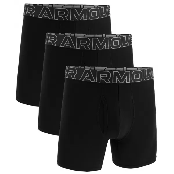  Moške boksarice UNDER ARMOUR M UA PERF COTTON 3IN ČRNA 