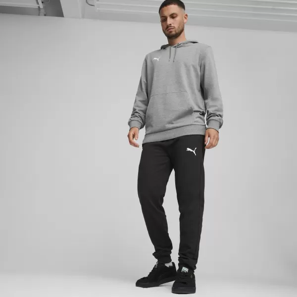  Moški pulover PUMA TEAMGOAL CASUALS HOODY 658618_33 SREDNJE SIVA VRESA/BELA 