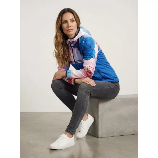  Ženska vrhunska softshell jakna ALTISPORT VOJ/ALW117JACK01 MODRA/ROZA 