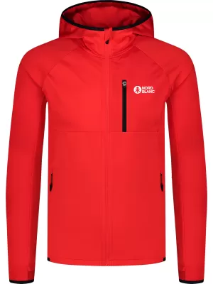 Moški powerfleece pulover NORDBLANC CREEK NBWFM8280 RDEČA