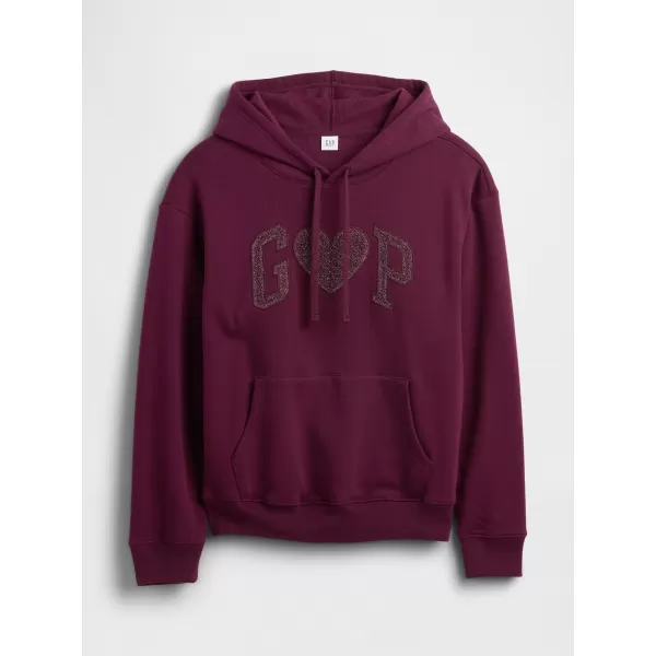  Ženski pulover GAP LOGO HOODIE PULLOVER 463506-97 TOSKANSKO RDEČE 
