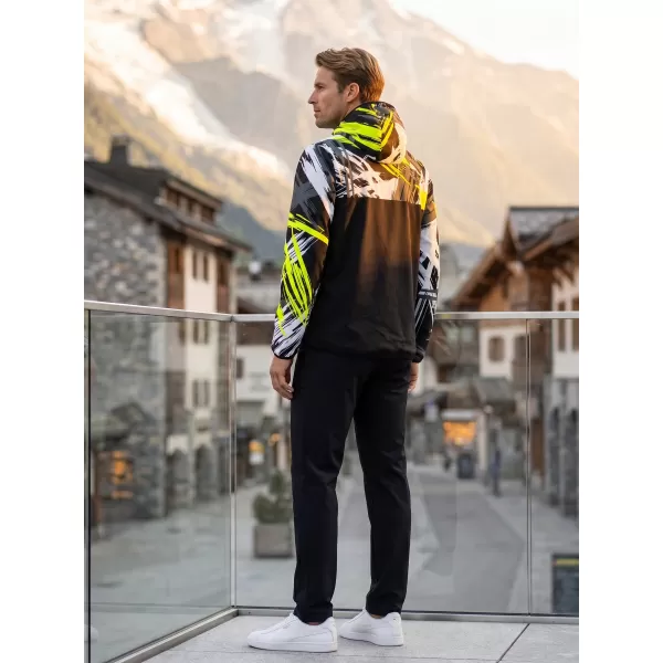  Moška vrhunska softshell jakna ALTISPORT VOJ/ALM039JACK01 ČRNA IN RUMENA 