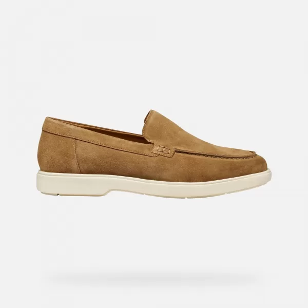  Moški mokasini GEOX SPHERICA EC17 G014396 RJAVA 