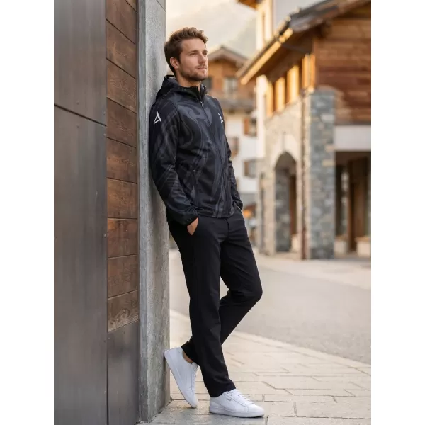  Moška vrhunska softshell jakna ALTISPORT VOJ/ALM072JACK01 ČRNA 