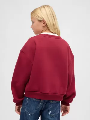 Otroški pulover GAP CREW SWEATSHIRT 842081-01 SLED