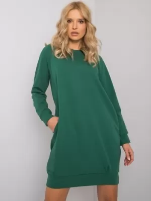 Obleka BASIC FEEL GOOD RV-TU-5184.93P TEMNO ZELENA