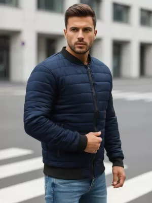 Moška jakna DSTREET TX2205 TEMNO MODRA
