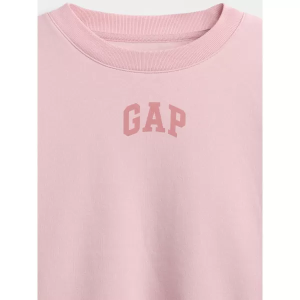  Otroški pulover GAP CREW SWEATSHIRT 847142-01 ČISTO ROZA 