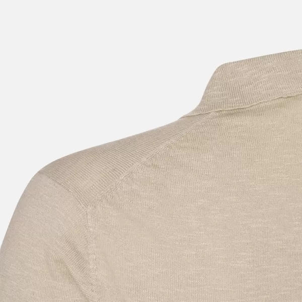 Moška majica s kratkimi rokavi GEOX KNIT G012318 BEŽ 
