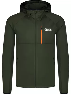Moški powerfleece pulover NORDBLANC CREEK NBWFM8280 ZELENA
