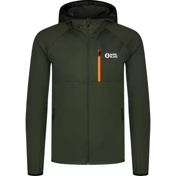  Moški powerfleece pulover NORDBLANC CREEK NBWFM8280 ZELENA 