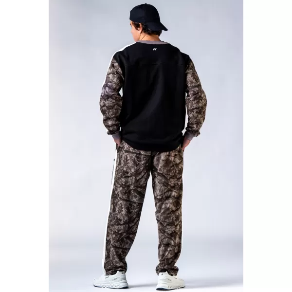  Pulover sproščenega kroja POWER 903 SVETLO RJAV CAMO Nebbia 