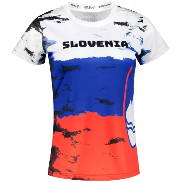  Ženska vrhunska majica s kratkimi rokavi ALTISPORT VOJ/ALW036SI/TR01 SLOVENIJA 