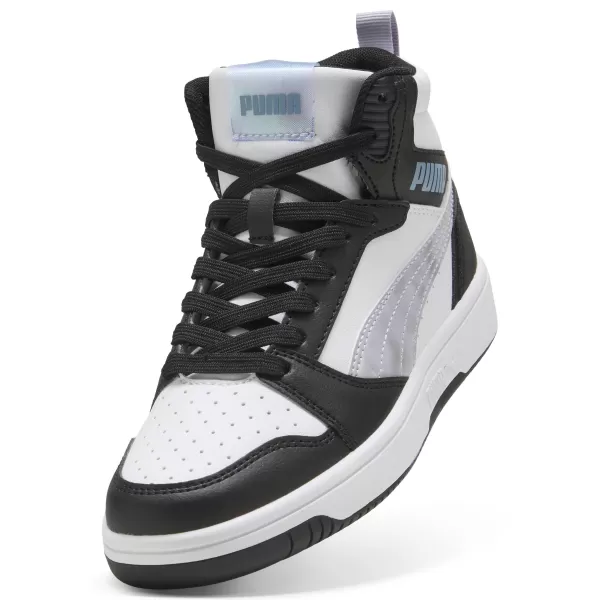 Ženski čevlji PUMA REBOUNDV6MIDSPACEBELLEJR 402768-02 PUMA ČRNA/LILA CRUSH/BELA 