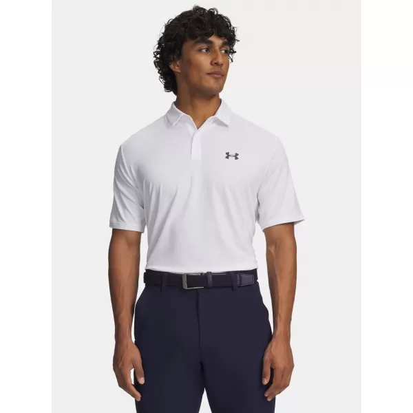  Moška majica s kratkimi rokavi UNDER ARMOUR UA MATCHPLAY POLO 6009799-100 BELA 