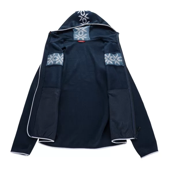  Moški topel pulover ALPINE PRO NORES MODRA 