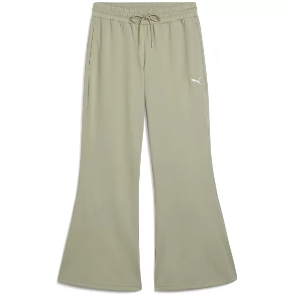  Ženske hlače PUMA WARDROBE ESS FLARED PANTS 632045-82 LUKS VOJSKA 