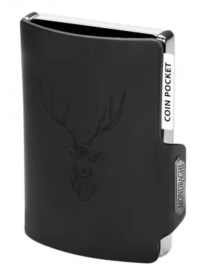 Denarnica MONDRAGHI Silhouette Classic Deer ČRNA