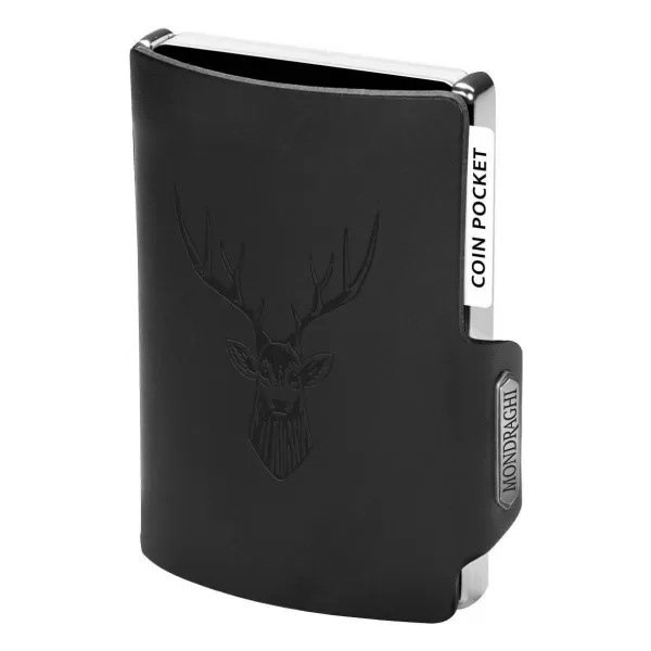  Denarnica MONDRAGHI Silhouette Classic Deer ČRNA 