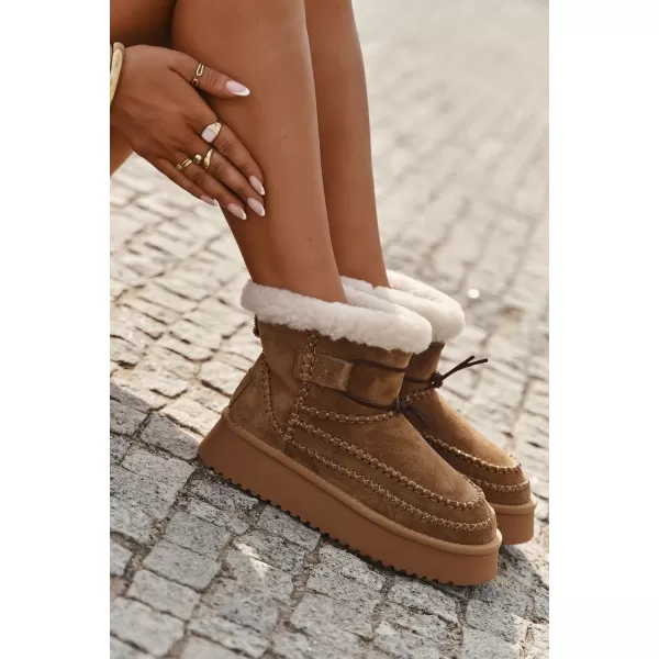  Ženski čevlji BIG STAR SS274373 BROWN/BEIGE Big Star Shoes 