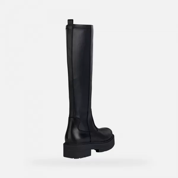  Ženski škornji GEOX SPHERICA EC7 G004247 ČRNA 