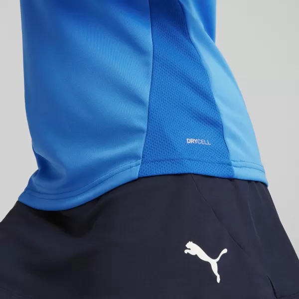  Ženska majica s kratkimi rokavi PUMA TEAMGOAL TRAINING 1/4 ZIP WM 658631-02 E.BLU.LEMON/BELA/TEAM ROYAL 