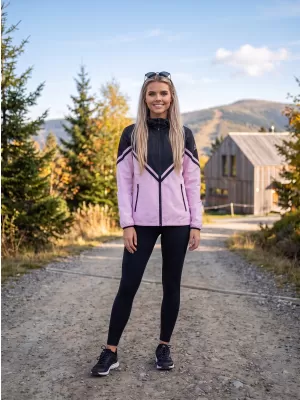 Ženska vrhunska softshell jakna ALTISPORT VOJ/ALW101JACK01 ROŽNATO ČRNA