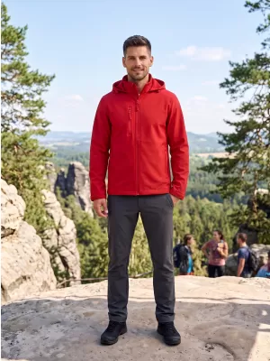Moška softshell jakna ALTISPORT NoPrint NP/ALM845 RDEČA