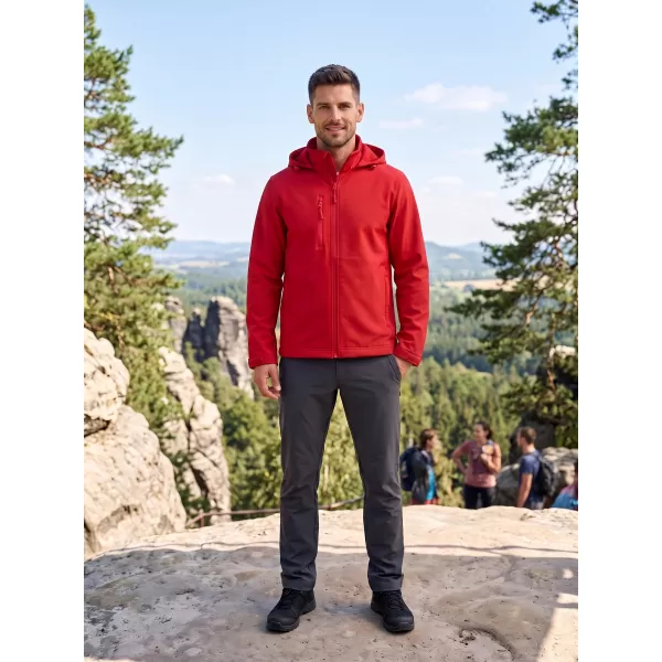  Moška softshell jakna ALTISPORT NoPrint NP/ALM845 RDEČA 