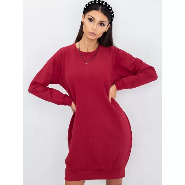  Obleka BASIC FEEL GOOD RV-TU-5184.93P BORDO 