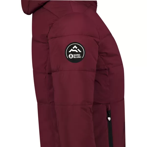  Ženska zimska jakna NORDBLANC KNOLL NBWJL8272 BORDO 