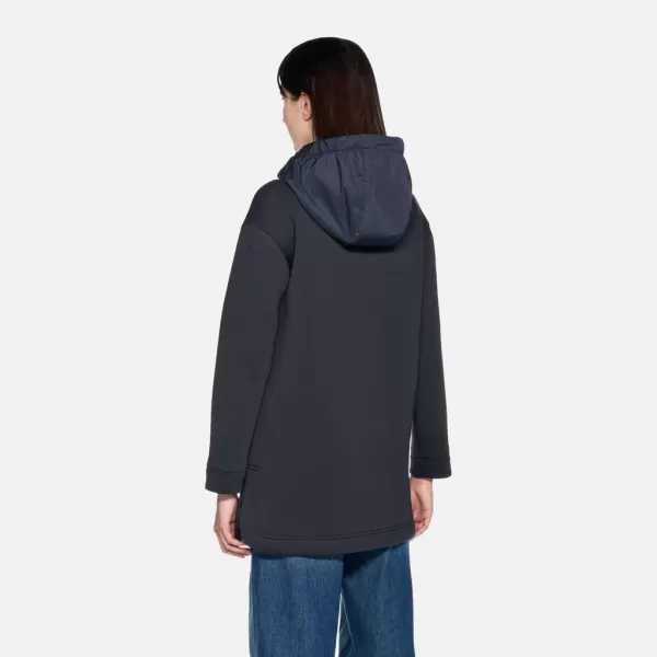  Ženska parka GEOX SWEATER G012426 TEMNO MODRA 