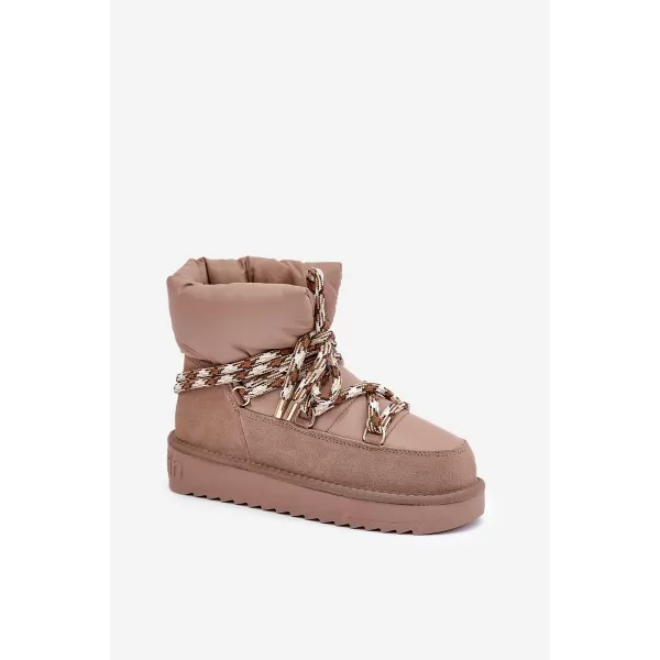  Ženski snežaki D.FRANKLIN DFSH375003 TAUPE 