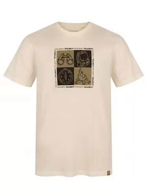 Moška majica s kratkimi rokavi HUSKY TEE SQUARE M BEŽ