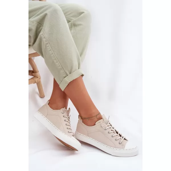  Ženske superge BIG STAR TT274387 BEIGE Big Star Shoes 